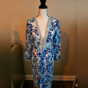 Boston Proper Embellished duster